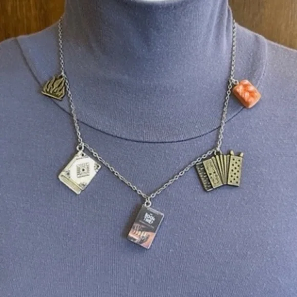 The Book Thief by Markus Zusak Handmade Literature Necklace Book Cover Accordion - Picture 7 of 16